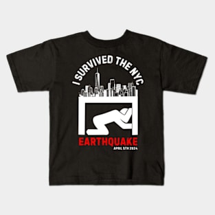 I Survived The NYC Earthquake Kids T-Shirt